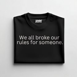 BAExRULES EMBROIDERED T-SHIRT