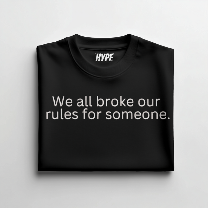 BAExRULES EMBROIDERED T-SHIRT