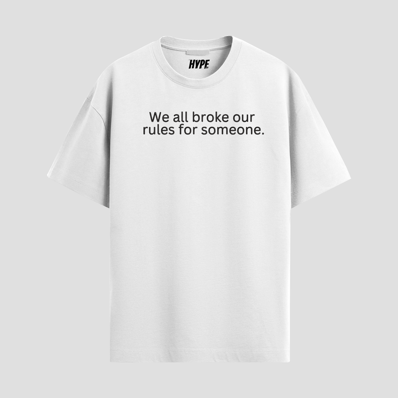 BAExRULES EMBROIDERED T-SHIRT