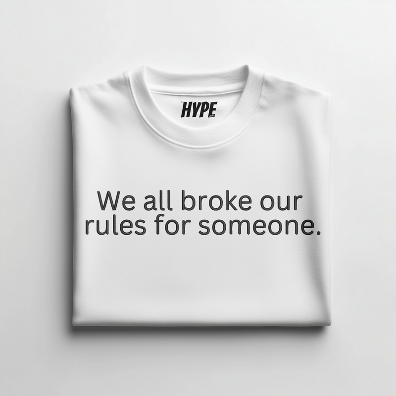 BAExRULES EMBROIDERED T-SHIRT