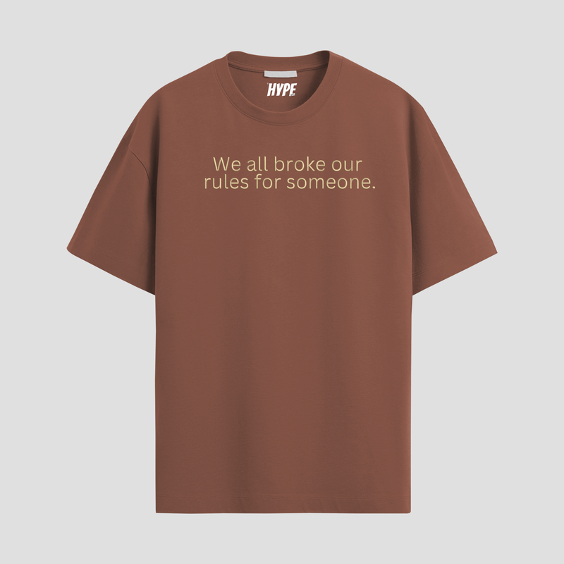 BAExRULES EMBROIDERED T-SHIRT