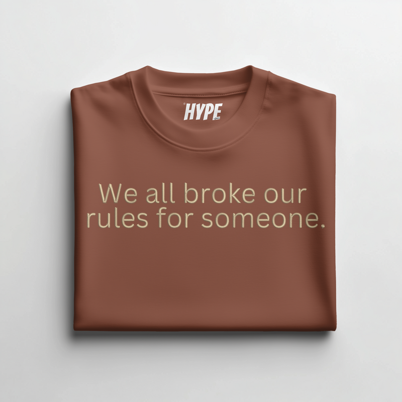 BAExRULES EMBROIDERED T-SHIRT