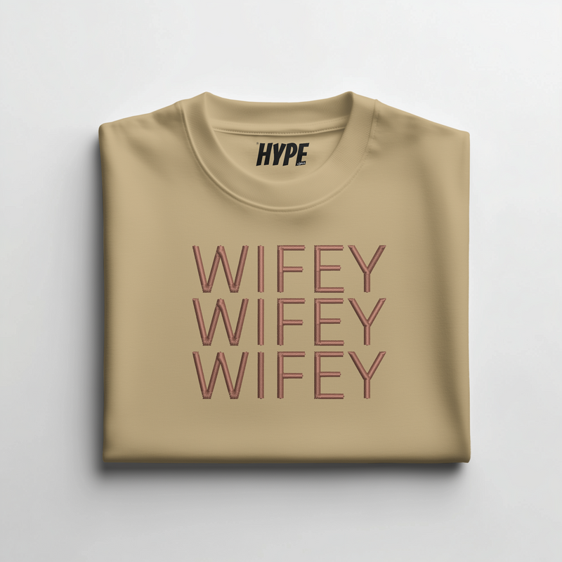SNIPERxWIFEY EMBROIDERED T-SHIRT