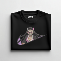 ANGRY NEZUKO EMBROIDERED T-SHIRT