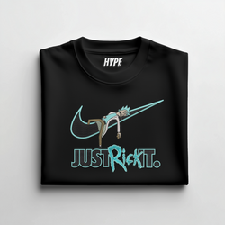 JUST RICK IT EMBROIDERED T-SHIRT