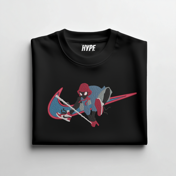 MILES MORALES EMBROIDERED T-SHIRT