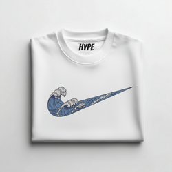 WAVE EMBROIDERED T-SHIRT
