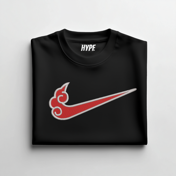 AKATSUKI CLOUD EMBROIDERED T-SHIRT