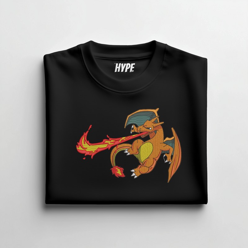 CHARIZARD EMBROIDERED T-SHIRT
