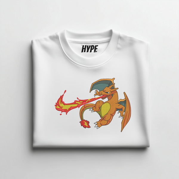 CHARIZARD EMBROIDERED T-SHIRT
