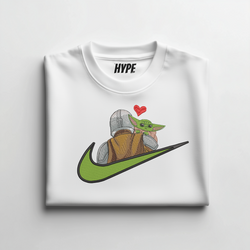 BABY YODA EMBROIDERED T-SHIRT