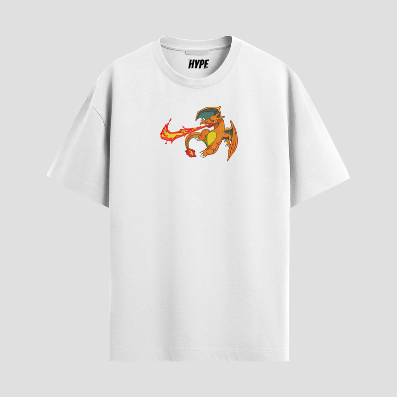 CHARIZARD EMBROIDERED T-SHIRT