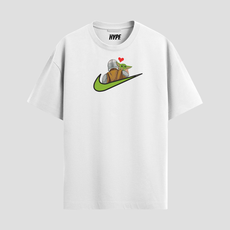 BABY YODA EMBROIDERED T-SHIRT