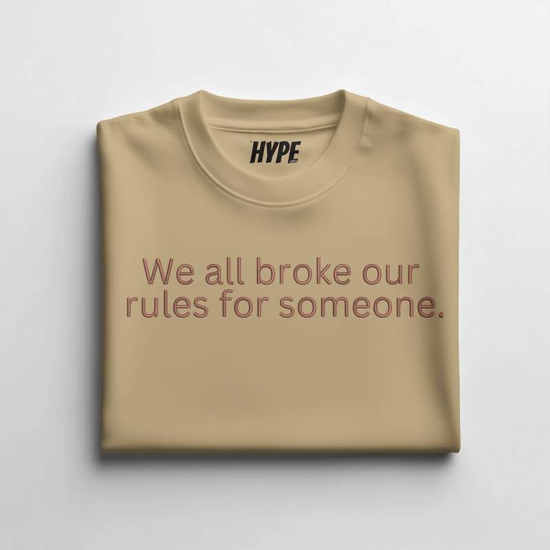 BAExRULES EMBROIDERED T-SHIRT