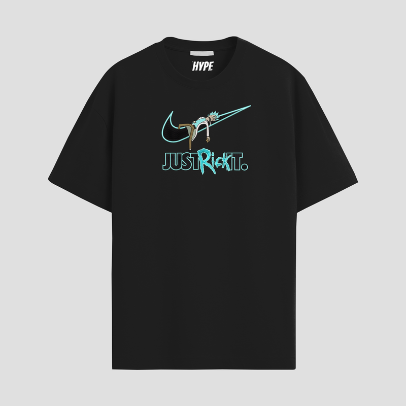 JUST RICK IT EMBROIDERED T-SHIRT