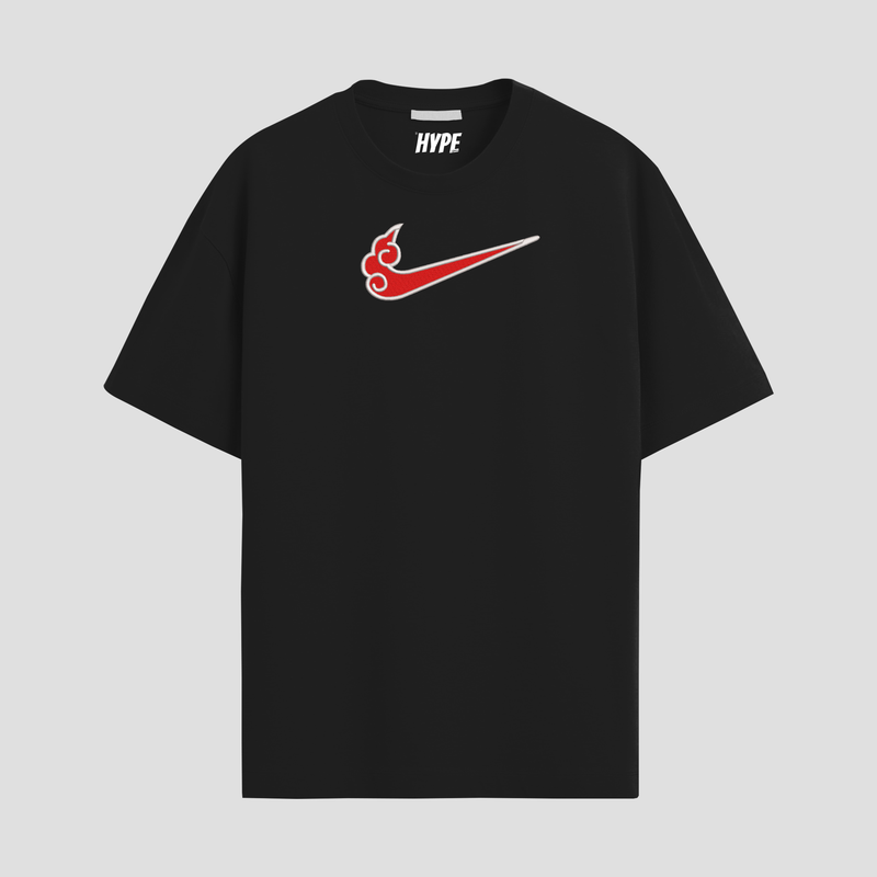 AKATSUKI CLOUD EMBROIDERED T-SHIRT