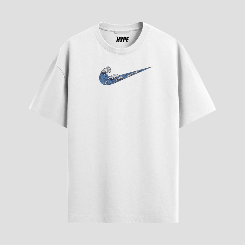 WAVE EMBROIDERED T-SHIRT