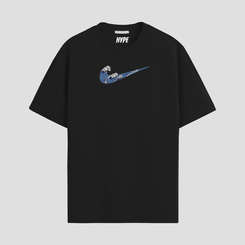 WAVE EMBROIDERED T-SHIRT